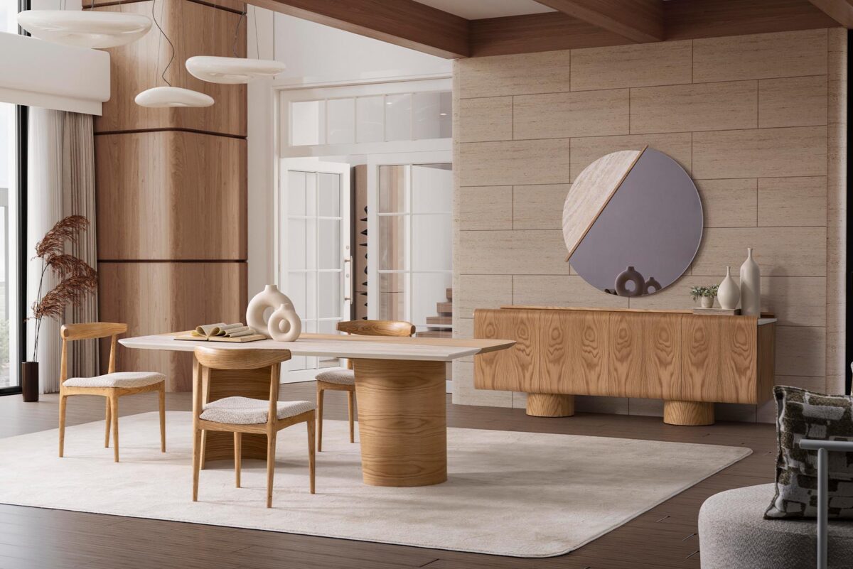 Milano Meşe Yemek Odası